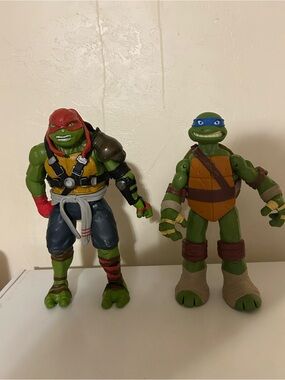 2012 and 2015 TMNT 11.5” action figures
